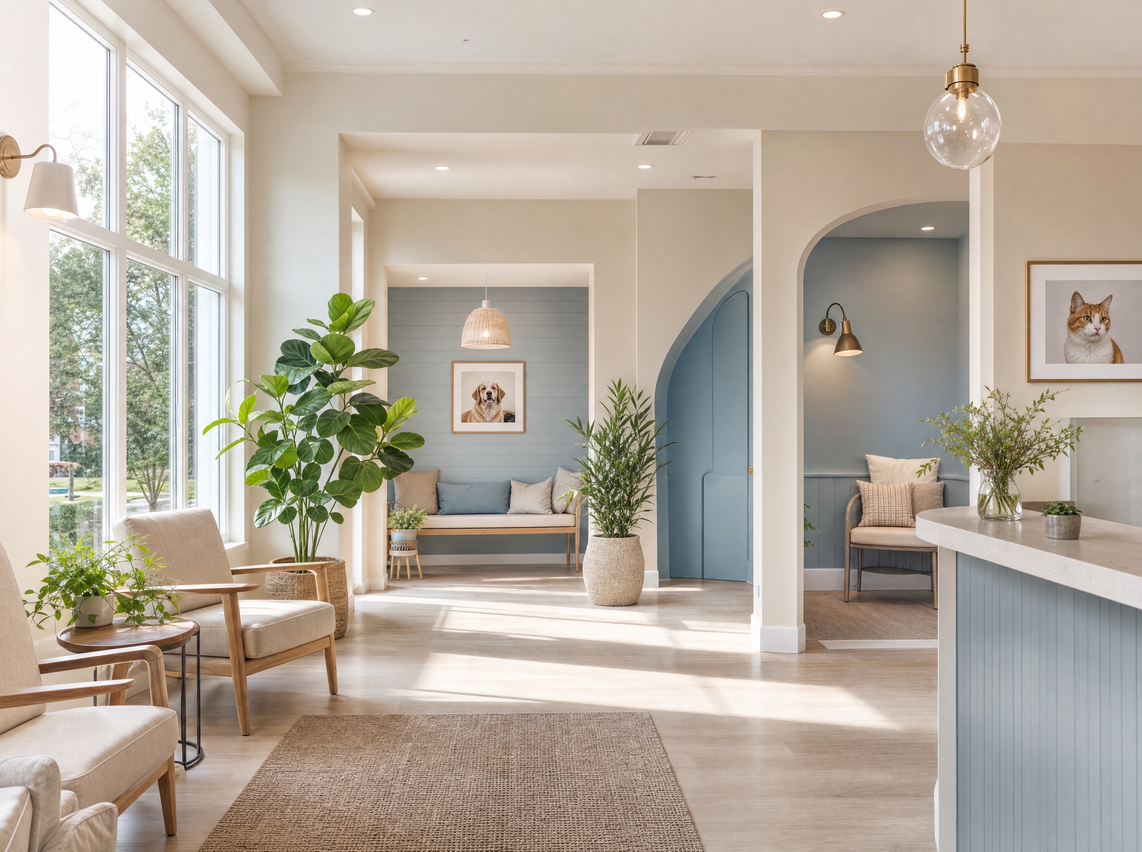 The lobby